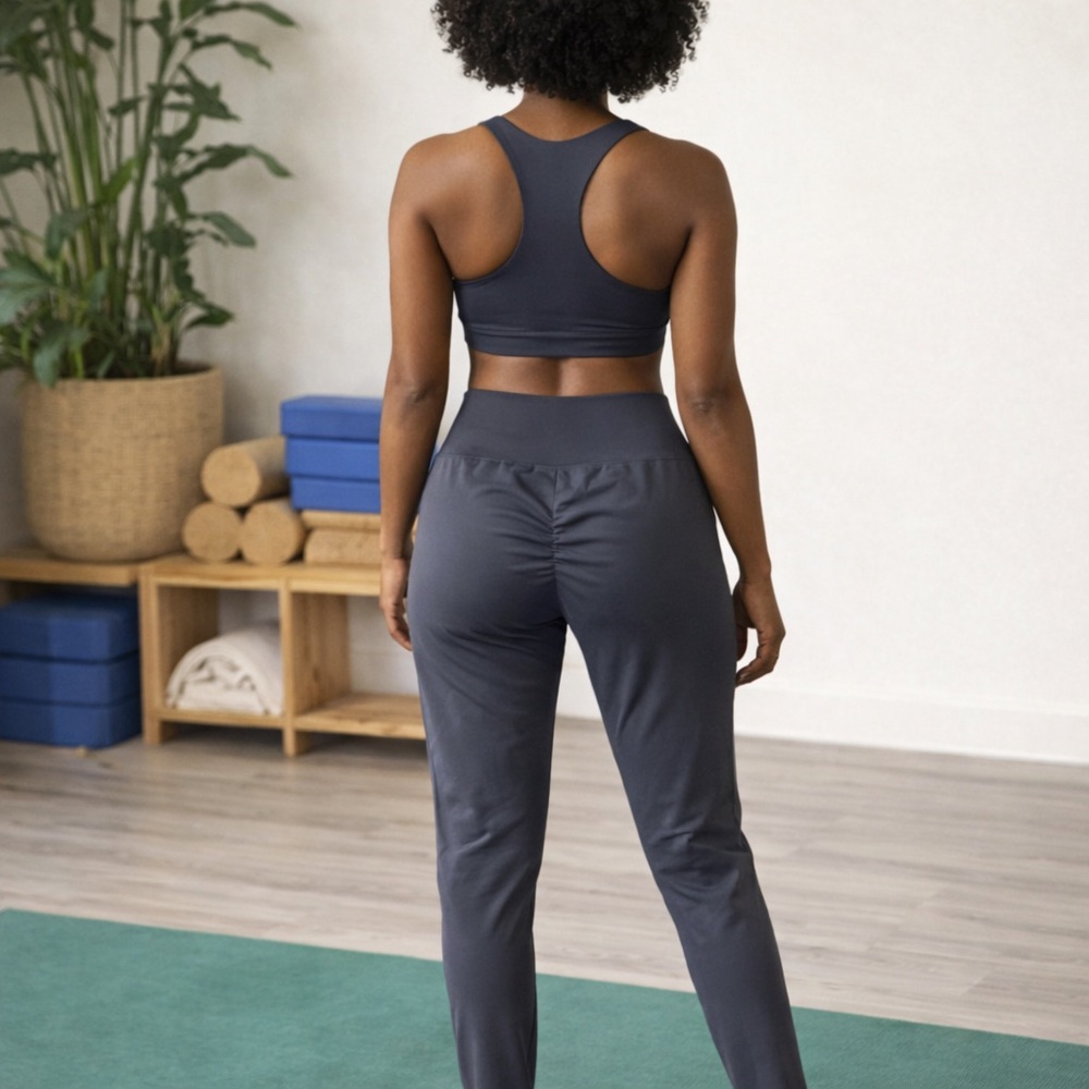 Unbranded Charcoal Leggings – Size L - Picture 2 of 8
